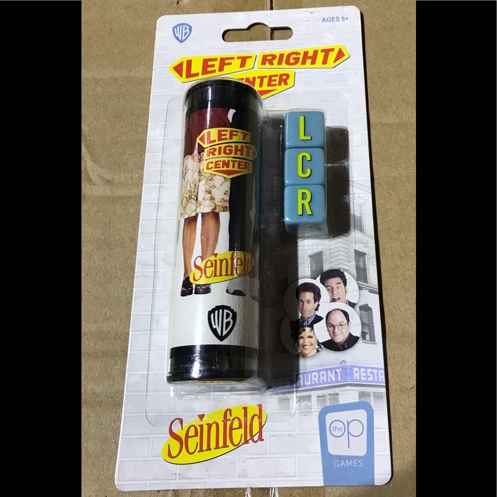 Seinfeld Themed Edition left right center dice game